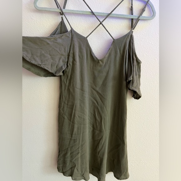 Lulu’s Olive Green Shift Dress - Picture 4 of 8